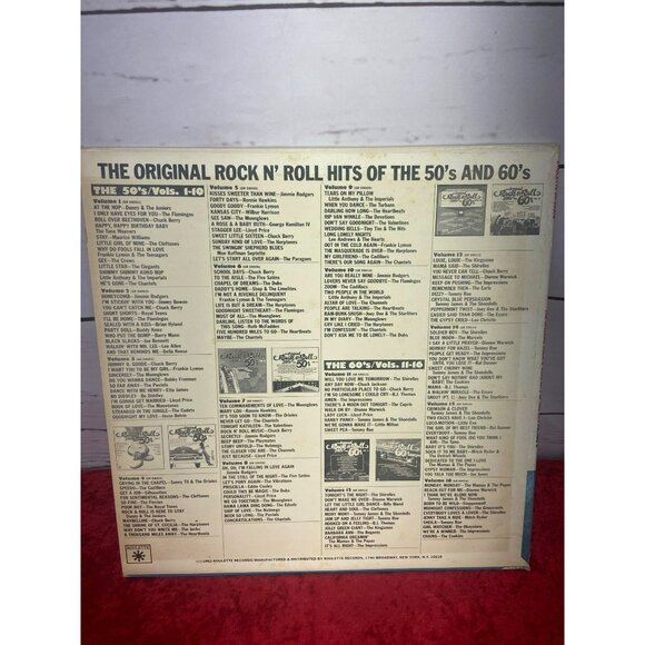 The Original Rock N' Roll Hits Of The 50's Vol. 8 (SR-59008) 1982 33rpm Comp LP - Picture 2 of 6